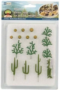 JTT SCENERY - LANDSCAPING - CACTUS 1/4" - 2 1/2" 15/PK - NEW 95613 - Picture 1 of 1
