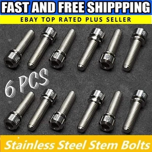 6PCS Stainless Steel STEM BOLTS MTB Road Hybrid BMX Bikes M5X18MM (5MM X 20 MM - Picture 1 of 1