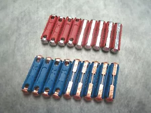 Red 16A Blue 25A Fuse for Audi VW Porsche Made in Germany Pack of 18 Ships Fast! - Picture 1 of 5