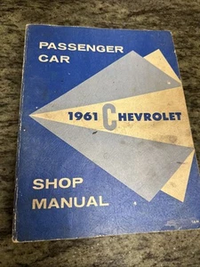 1961 Chevrolet Passenger Car Shop Manual OEM, Vintage - Bild 1 von 5