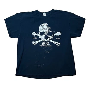 T-Shirt Mötley Crüe 1981 2015 The Final Tour Totenkopf XL schwarz kostenloser schneller Versand! - Bild 1 von 6