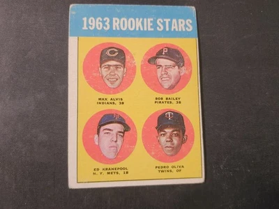 1963 Topps Baseball #228 Oliva RC - Imagem 1 de 2
