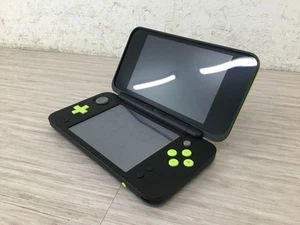 Nintendo 2DS XL LL Schwarz Limette Konsole Stylus Japan - Bild 1 von 7