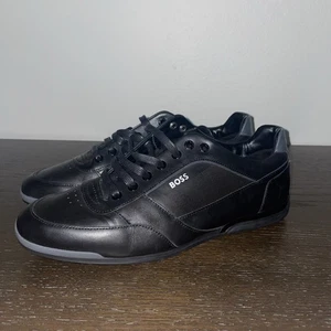 NUOVA SCARPA SNEAKER UOMO HUGO BOSS NERA 50485624 taglia 43, - Foto 1 di 5