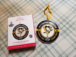 Pittsburgh Penguins 2016 Stanley Cup Champions edición especial adorno sello - Imagen 1 de 2