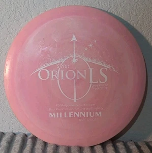 Orion LS Sirius Long Straight Super Driver 161g Millennium Golf Disc Pink Pinned - Bild 1 von 15