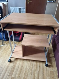 Computer Desk with Monitor Stand - Picture 1 of 7