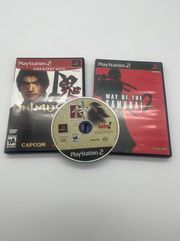 Way of the Samurai 1 & 2 (Sony PlayStation 2) + Onimusha Warlords - Image 1 of 1