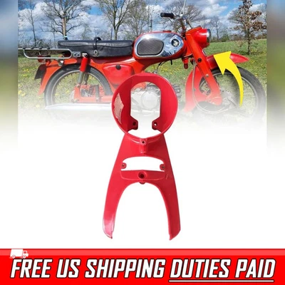 For Honda C200 CA200 C201Trail CT90 CT200 Head light Lamp Case Front Fairing Red - Image 1 of 4