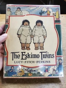 The Eskimo Twins LUCY FITCH PERKINS 1914 Houghton Mifflin 1st Edition HB DJ - Bild 1 von 15