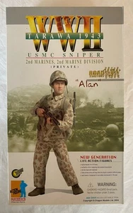WWII DRAGON USA USMC SNIPER 2nd MARINES PRIVATE ALAN TARAWA 1943 1/6 NIB - Picture 1 of 11