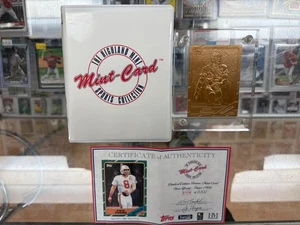 1993 The Highland Mint Steve Young 1986 Topps #374 carta bronzo 0154/2500 con certificato di autenticità - Foto 1 di 1