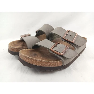 Birkenstock Arizona Taupe Suede Double Strap Sandals Women's Size 38 US 7-7.5 - Image 1 of 4