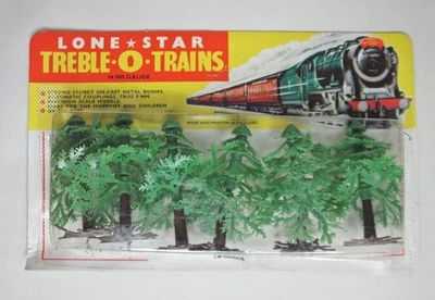 LONE STAR LOCOS Trees 87 Treble O Trains N/000 Gauge Pack of 6 Unopened - Image 1 of 4