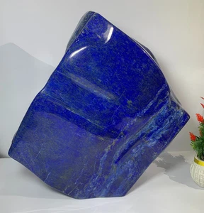 AAA Lapislazuli Niedriger Preis Dunkelblau Poliert Freeform Rough Tumble 21kg - Picture 1 of 11