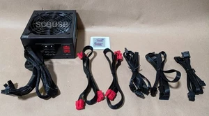 PowerSpec 650WATT 80+ Gold Certificato SLI-Ready Cavo Modulare ATX Alimentatore PC - Foto 1 di 15
