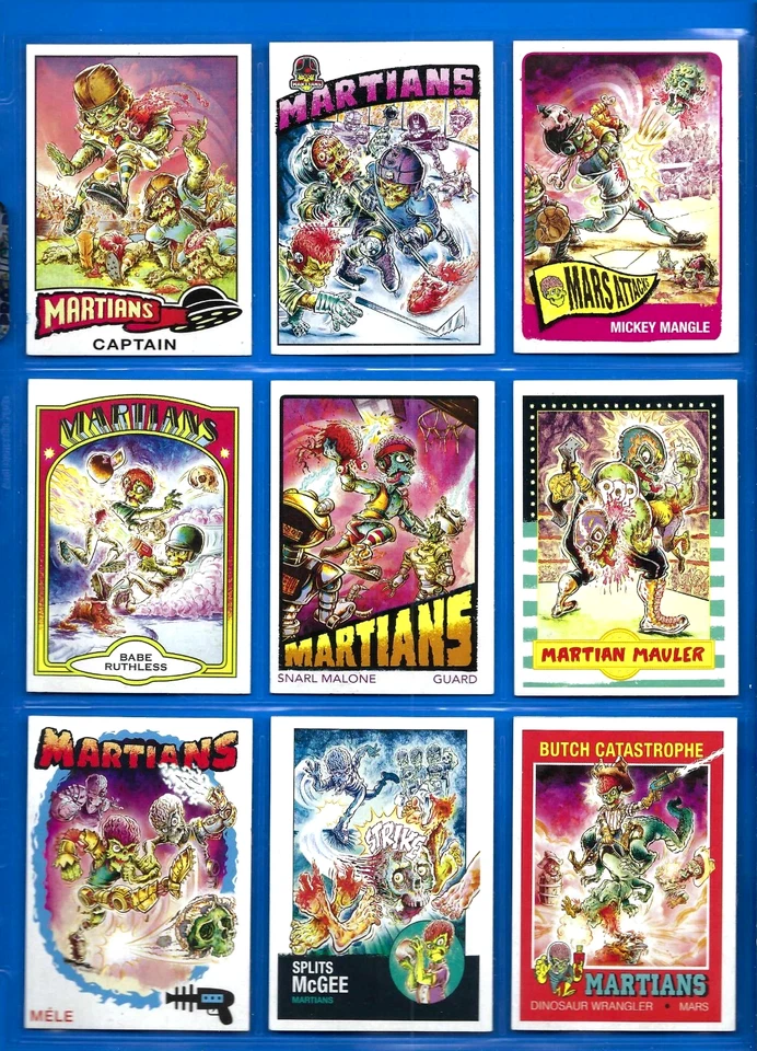 Mars Attacks Occupation SUPERSTARS 9 CARD CHASE SET TOPPS 2015 - Image 1 of 2