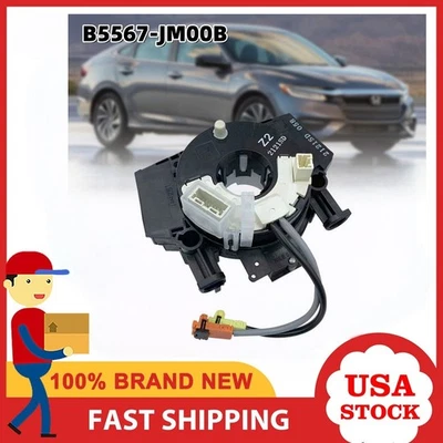 For Nissan Versa 2007-2015 1.6L 1.8L New Clock Spring Spiral Cable B5567-JM00B👍 - Image 1 of 4