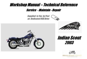 Service Repair Workshop Manual Indian Scout 2003 - Picture 1 of 9