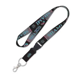 MIAMI MARLINS CITY CONNECT LANYARD DETACHABLE BUCKLE NEW WINCRAFT 👀 - Picture 1 of 1