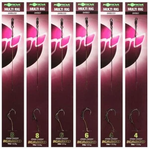  5 plataformas de carpa Korda Multi Rig Korda Ready plataformas de cabello atado + 200 foc de parada de cabello -  - Imagen 1 de 2