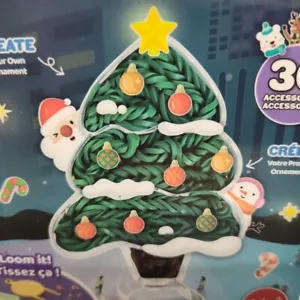 Regenbogen Webstuhl Webstühle Christbaumschmuck Gummiband Bastelset Alter 7+ - Bild 1 von 12