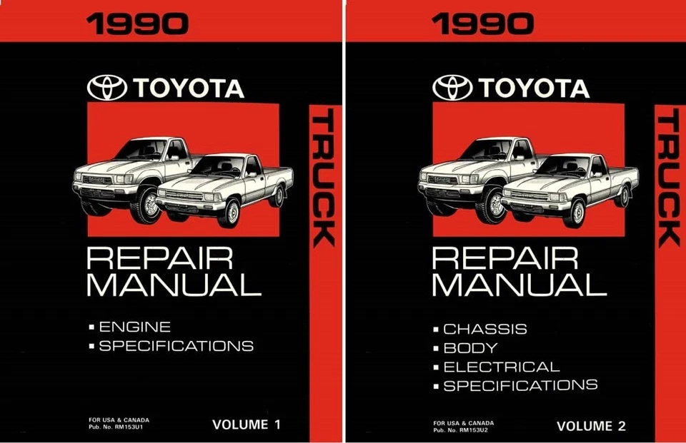 1990 Toyota Truck Shop Service Repair Manual - Image 1 of 1