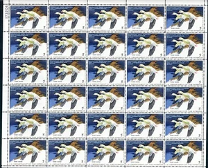 UNITED STATES FEDERAL DUCK FOR 1983 SC# RW44 MNH FULL SHEET 30 SELLING AT FACE - Bild 1 von 1