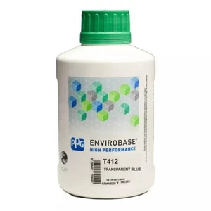 PPG T 412 Envirobase Basislack Transparent Blue 1 Liter - Bild 1 von 1