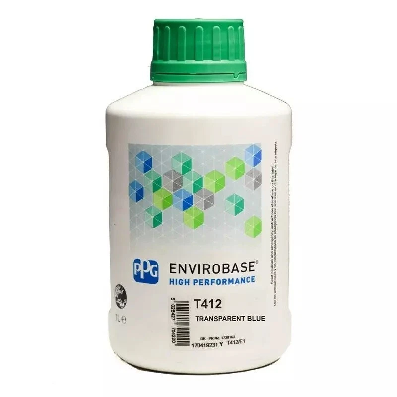 PPG T 412 Envirobase Basislack Transparent Blue 1 Liter - Bild 1 von 1