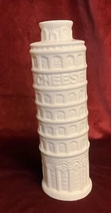 Vintage Schiefer Turm von Pisa Keramik Parmesan Käse Streuer 8,25" EG! - Bild 1 von 4