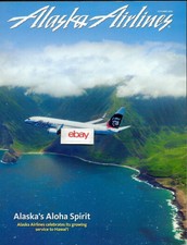 ALASKA AIRLINES 10/2010 B737-800ER ALOHA SPIRIT CELEBRATED HAWAII COVER ONLY