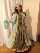 Costume storico artigianale Dama di corte Gonzaga Costume di scena