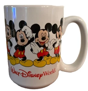 Walt Disney World Parks Authentic Original MICKEY MOUSE Coffee Mug Cup Yellow - Picture 1 of 7