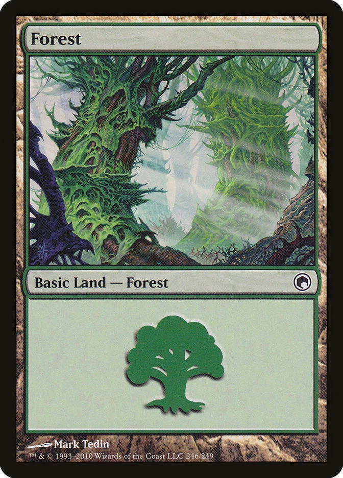 Forest (246) [Scars of Mirrodin] Magic MTG - Image 1 of 1