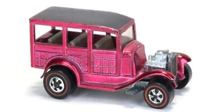 Hot Wheels '31 Woodie, Rose, Redline (6438) - Picture 1 of 9