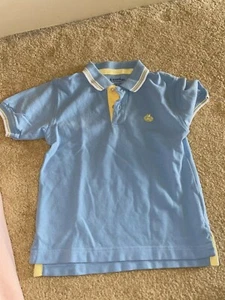 Kitestrings Polo Shirt Boys Size  5 Light Blue "EUC"  - Picture 1 of 3