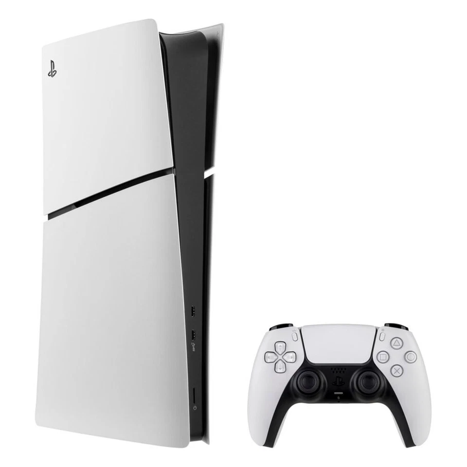 Sony PS5 Slim Digital Edition 1TB Spielekonsole - Weiß