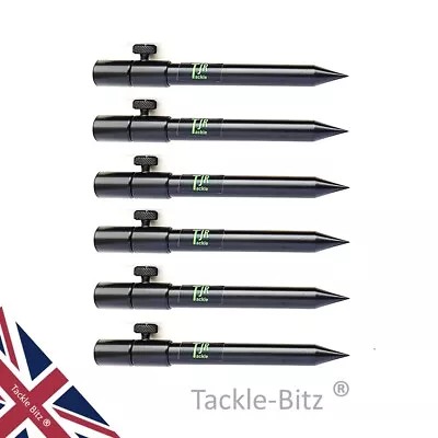 15-25cm Fishing Bank sticks BLACK Aluminium 16 mm Diameter, For Buzz bars alarms - Image 1 of 2