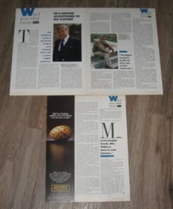 Don Hewitt original magazine clippings pages PHOTO article - Picture 1 of 1