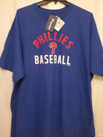 Fanatics Philadelphia Phillies Short Sleeve Tee (Blue) Size (5XL) Cover