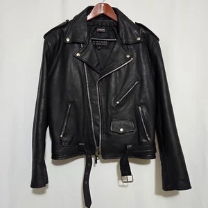 Men Size L Large - Wilsons Black Leather Jacket with 3M Thermal Insulation - Picture 1 of 9