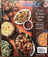 REAL SIMPLE MAGAZINE NOVEMBER 2023 THANKSGIVING GUIDE RECIPES LIFE MADE EASIER
