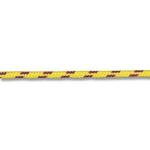 TRECCIA POLIESTERE GIALLO Ø 2,5  BOBINA 22 MT 16 FUSI ACCESSORI NAUTICA - Foto 1 di 1