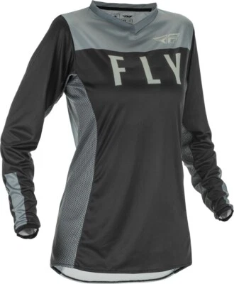 NUEVO Jersey Lite Fly Racing 374-620L para mujer - negro/gris - grande - MOTOCICLETA/ATV Foto 1 de 3