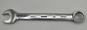 Vtg Bonney 17mm MEB17 Metric 12-point Short Combination Wrench USA - Picture 1 of 2