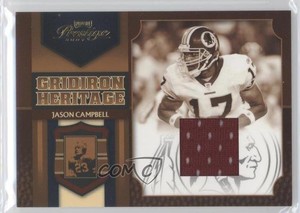 2007 Playoff Prestige Gridiron Heritage Materials Jason Campbell #GH-26