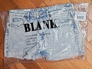 Blank NYC Jean Shorts Size 28, 43VV8150, Step By Step, Light Blue, New! - Picture 1 of 7