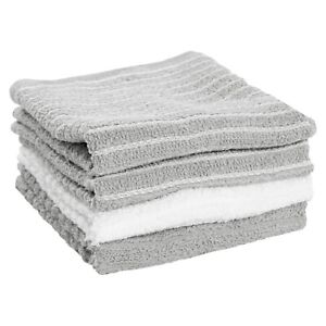 RITZ Cotton Terry Horizontal Stripe Bar Mop Kitchen Towel 4 Piece Set