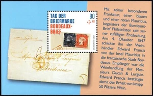 B02 GERMANY 2021 Miniature Sheet: Upright Democrats (VI) - Robert Blum MNH - Picture 1 of 1